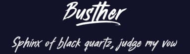 Busther by PutraCetol Studio — Script Handwritten Font — thumbnail 2