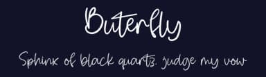 Buterfly by Erik Studio — Script Handwritten Font — thumbnail 2