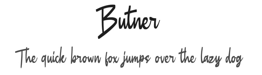 Butner by Colative Studio — Script Handwritten Font — preview 1