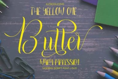 Butter Font by petterco.font — Script Handwritten Font — thumbnail 1