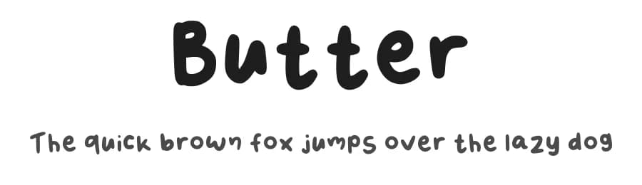 Butter by Icha Qadira — Script Handwritten Font