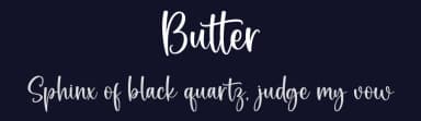 Butter by Graphix Line Studio — Script Handwritten Font — thumbnail 2