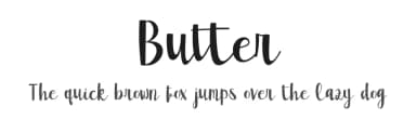 Butter by Dead Line — Script Handwritten Font — thumbnail 1