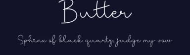 Butter by Fillo Graphic — Script Handwritten Font — thumbnail 2