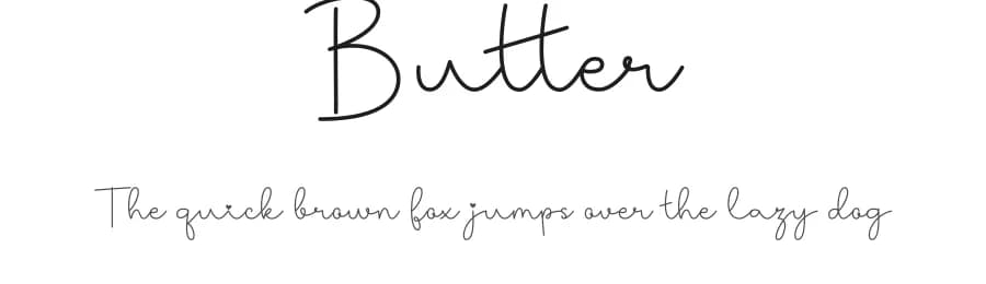 Butter by Fillo Graphic — Script Handwritten Font