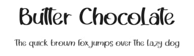 Butter Chocolate by Etik Fatimah — Script Handwritten Font — thumbnail 1