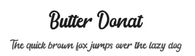 Butter Donat by Alan Studio — Script Handwritten Font — thumbnail 1