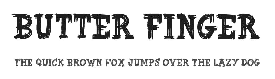 Butter Finger by JSH creates — Script Handwritten Font