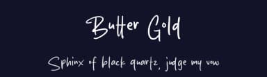Butter Gold by MJType — Script Handwritten Font — thumbnail 2