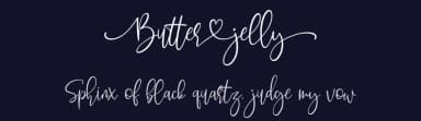 Butter Jelly by Hamzah Muhamad Ihsan — Script Handwritten Font — thumbnail 2