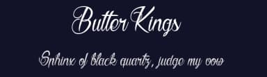 Butter Kings by dcoxy - Greg Medina — Script Handwritten Font — thumbnail 2