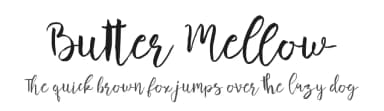 Butter Mellow by aldedesign — Script Handwritten Font — thumbnail 1