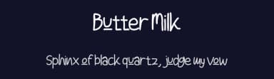 Butter Milk by Hafatype — Script Handwritten Font — thumbnail 2