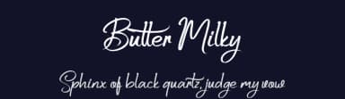 Butter Milky by FHFont — Script Handwritten Font — thumbnail 2