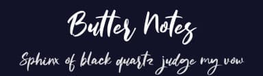 Butter Notes by AminMario — Script Handwritten Font — thumbnail 2