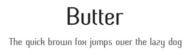 Butter by Trypo — Sans Serif Font — thumbnail 1