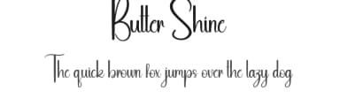 Butter Shine by Andi Moz — Script Handwritten Font — thumbnail 1