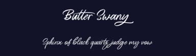 Butter Swany by FHFont — Script Handwritten Font — thumbnail 2