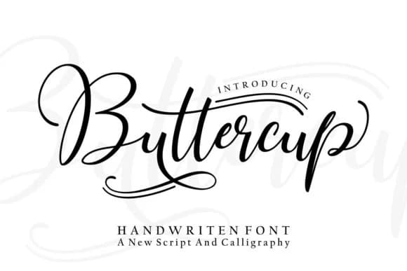 Buttercup Font by WDfont Creative — Script Handwritten Font