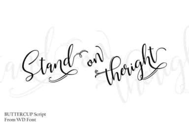 Buttercup Font by WDfont Creative — Script Handwritten Font — thumbnail 3