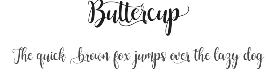 Buttercup by Francis Studio / Pendesal Studio — Script Handwritten Font — preview 1
