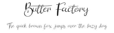 Butter Factory by Creassion Studio — Script Handwritten Font — thumbnail 1