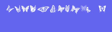 Butterflies by Typadelic — Dingbats Font — thumbnail 3