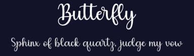 Butterfly by Wahyu Studio — Script Handwritten Font — thumbnail 2