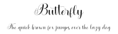 Butterfly by JunCreative — Script Handwritten Font — thumbnail 1
