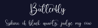 Butterfly by Scratchones — Script Handwritten Font — thumbnail 2