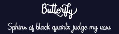 Butterfly by Skiiller Studio — Script Handwritten Font — thumbnail 2