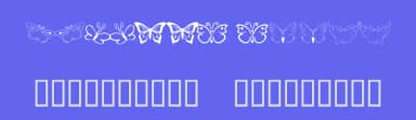 Butterfly Heaven by Perry Mason — Dingbats Font — thumbnail 3