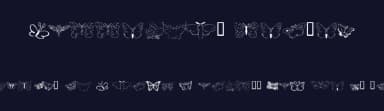 Butterfly Heaven by Perry Mason — Dingbats Font — thumbnail 2