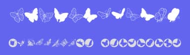 ButterFly by Manfred Klein — Dingbats Font — thumbnail 3
