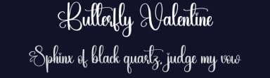 Butterfly Valentine by Scratchones — Script Handwritten Font — thumbnail 2