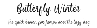 Butterfly Winter by StringLabs Creative Studio — Script Handwritten Font — thumbnail 1