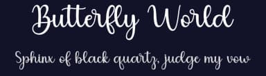 Butterfly World by Wahyu Studio — Script Handwritten Font — thumbnail 2