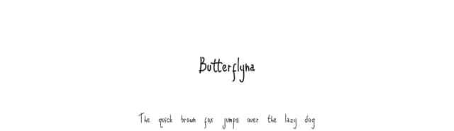 Butterflyna by Faceless Creative — Script Handwritten Font