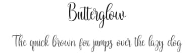 Butterglow by Makashi — Script Handwritten Font — thumbnail 1