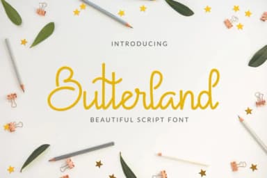 Butterland Font by Subectype — Script Handwritten Font — thumbnail 1