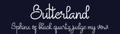 Butterland by Subectype & Orenari — Script Handwritten Font — thumbnail 2