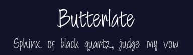 Butterlate by Saiful Anwar — Script Handwritten Font — thumbnail 2