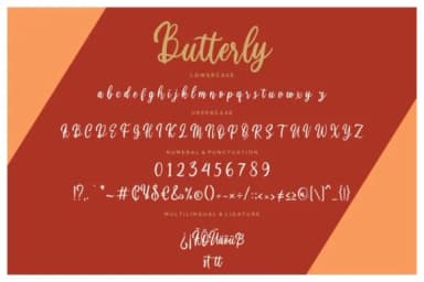 Butterly Font by CreatypeStudio by CreatypeStudio — Script Handwritten Font — thumbnail 7