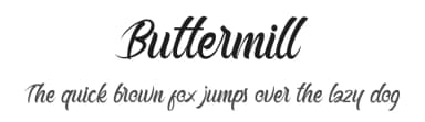 Buttermill by Typotopia Studio — Script Handwritten Font — thumbnail 1