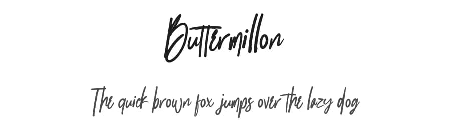 Buttermillon by Kateeng Ciu — Script Handwritten Font