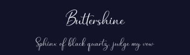 Buttershine by Letterflow — Script Handwritten Font — thumbnail 2