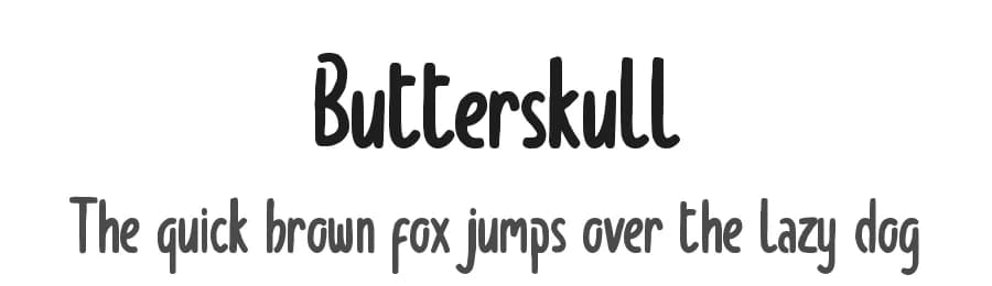 Butterskull by Typotopia Studio — Script Handwritten Font