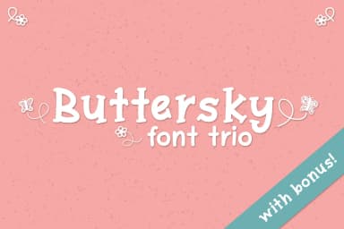 Buttersky Font by Kristy Hatswell — Script Handwritten Font — thumbnail 1