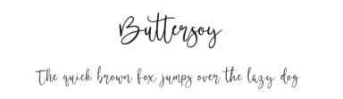 Buttersoy by Maulana Creative — Script Handwritten Font — thumbnail 1
