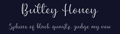 Buttey Honey by AV Type — Script Handwritten Font — thumbnail 2